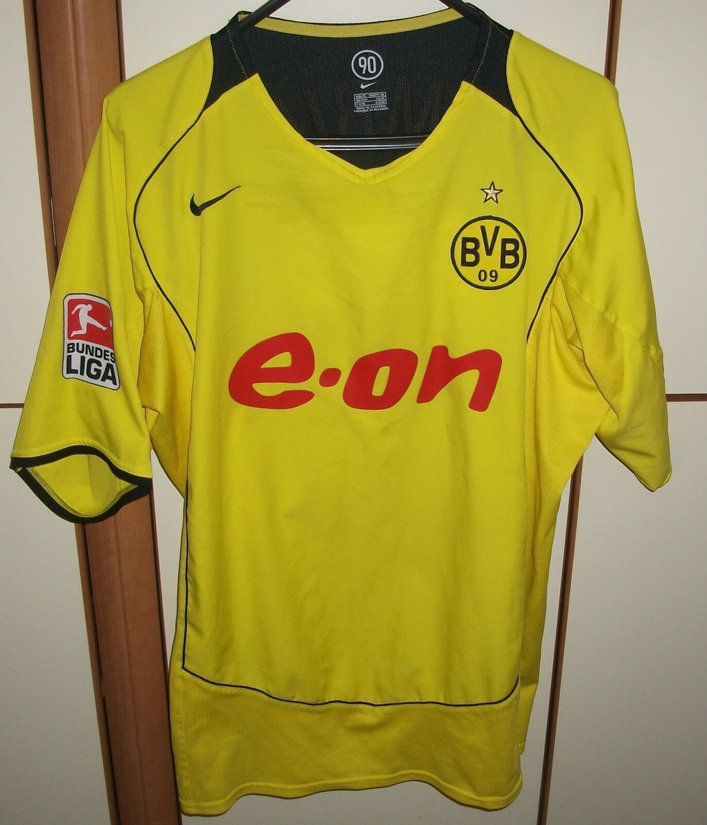 Borussia Dortmund 2004 - 2005 Home football shirt Jersey Nike #33
