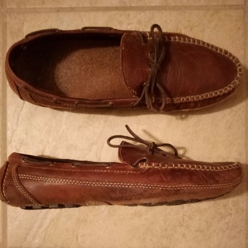 FILSON Men's Brown Leather Driving 