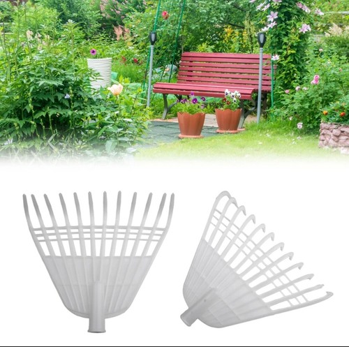 Plastic Leaf Rake Head 12 Teeth Plastic Straw Rake For Gardens Yards Farms Garde - Afbeelding 7 van 10