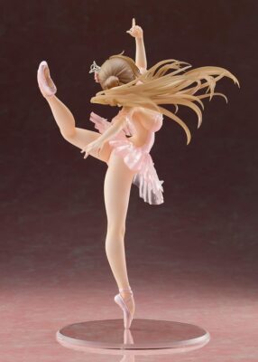 Figurine Collection Anime Ballet Figurine Anime DreamTech Swan Girl 32cm - Statue Rose Ballet Élégante