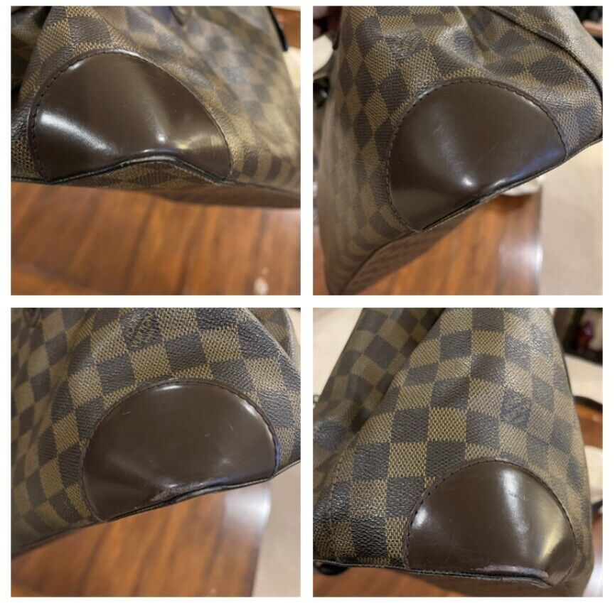 Louis Vuitton Damier Azur Canvas Hampstead MM Bag at 1stDibs