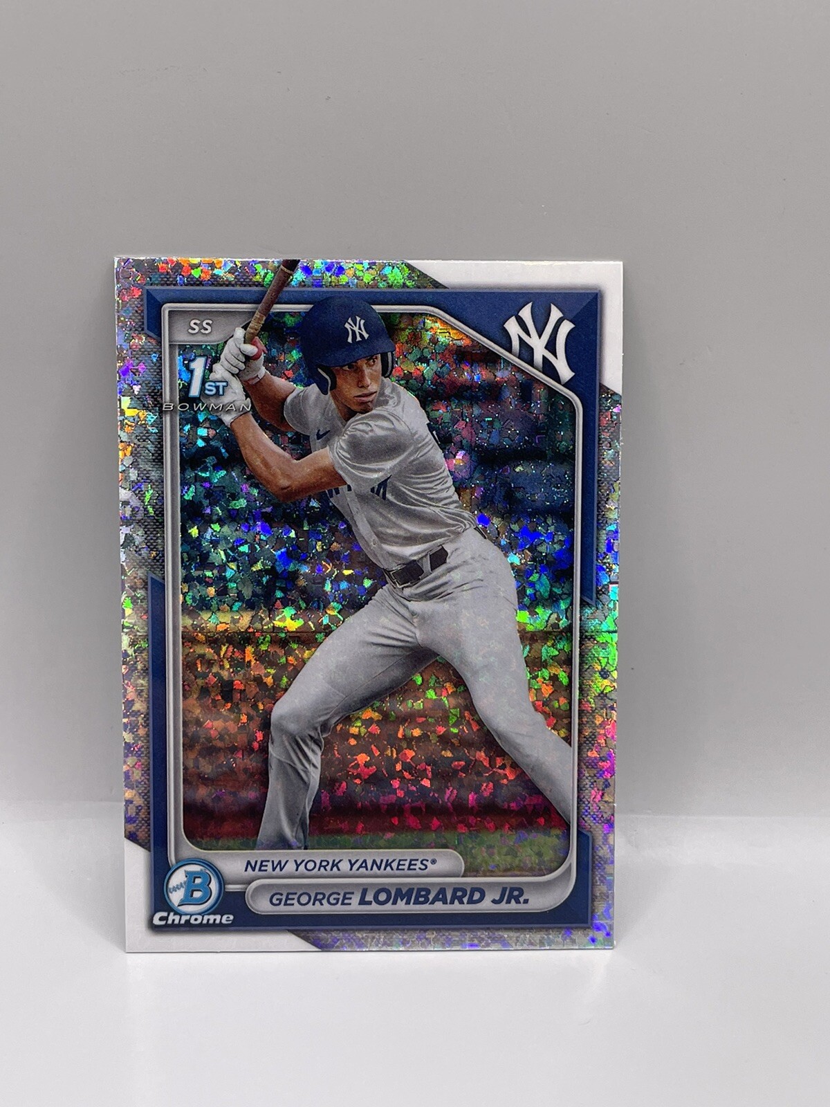 GEORGE LOMBARD JR 1st Bowman Chrome Mini-Diamond Refractor 2024 Bowman Yankees
