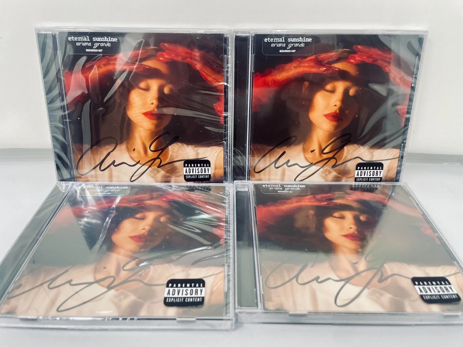 Rare Ariana Grande Eternal Sunshine Signed CD Full Signature
