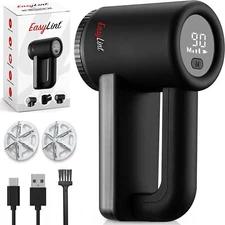 EasyLint Pro Rechargeable Lint Remover  Fabric Shaver Sweater Fuzz Pill Defuzzer