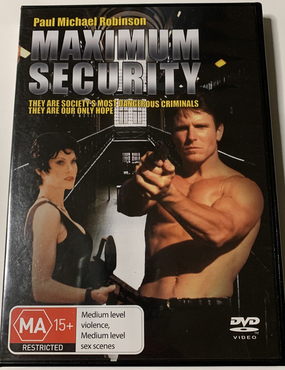 Maximum Security DVD Paul Michael Robinson ACTION PRISON