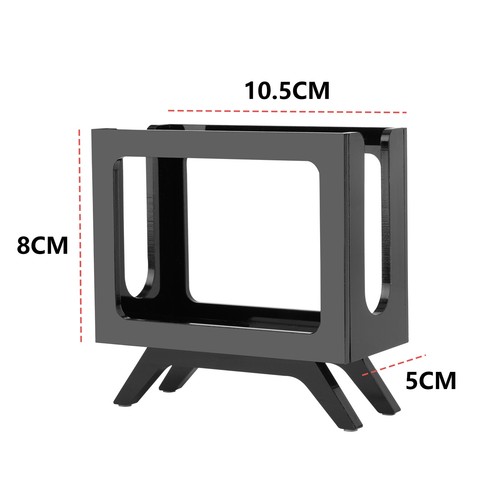 Acrylic Retro TV Desktop Mount Stand Holder for JBL GO3 GO4 Bluetooth Speaker - Picture 4 of 12