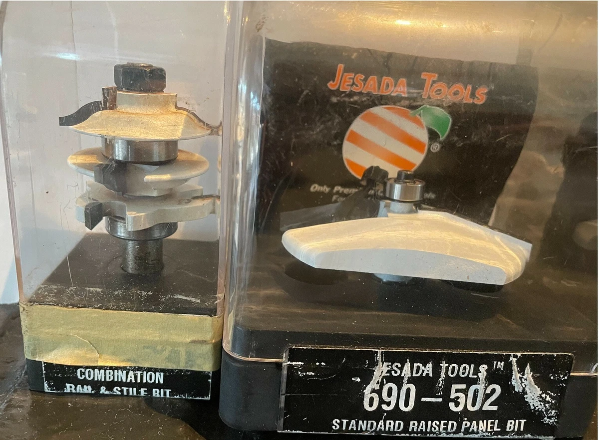 Jesada Tools Router Bit Raised Panel Ogee and Rail and Stile Set Brand New