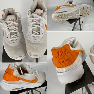 Nike Air Max Oketo Sz Women AQ2231-101 White Orange Running Shoes YGI  D3S-22