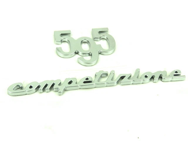 Original Fiat 595 Competizione Kofferraum Emblem Heck Abarth 500 