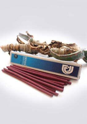 Set of 12 Denim Dhoop Sticks, 4 inches Long, 120 sticks