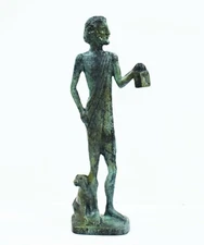 Diogenes The Cynic Bronze flat statue - Greek Philosopher - Cynicism Diogenis