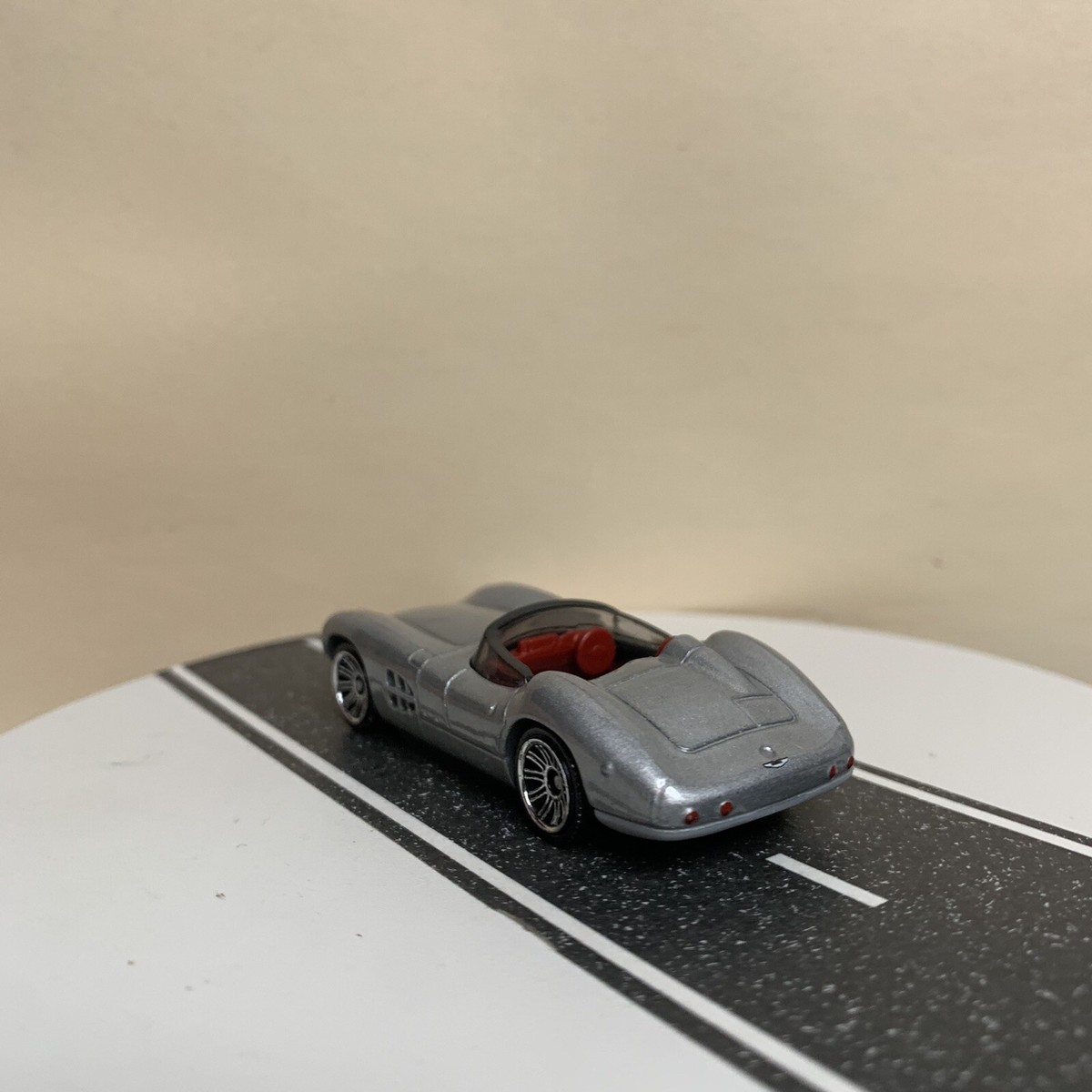 2021 Matchbox 1956 Aston Martin DBR1 44/100 Silver Mtflk w/Red