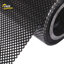 One Way Privacy Window Film 17x78in Black Perforated Static Cling Glass Vinyl One Way Privacy Window Film 17x78in Black Perforated Static Cling Glass Vinyl
