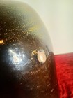 Victorian Brown Glazed Stoneware Jug with Handle, Rustic Round Pattern — photo 3