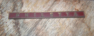 PHILIPS PHILETTA Schild