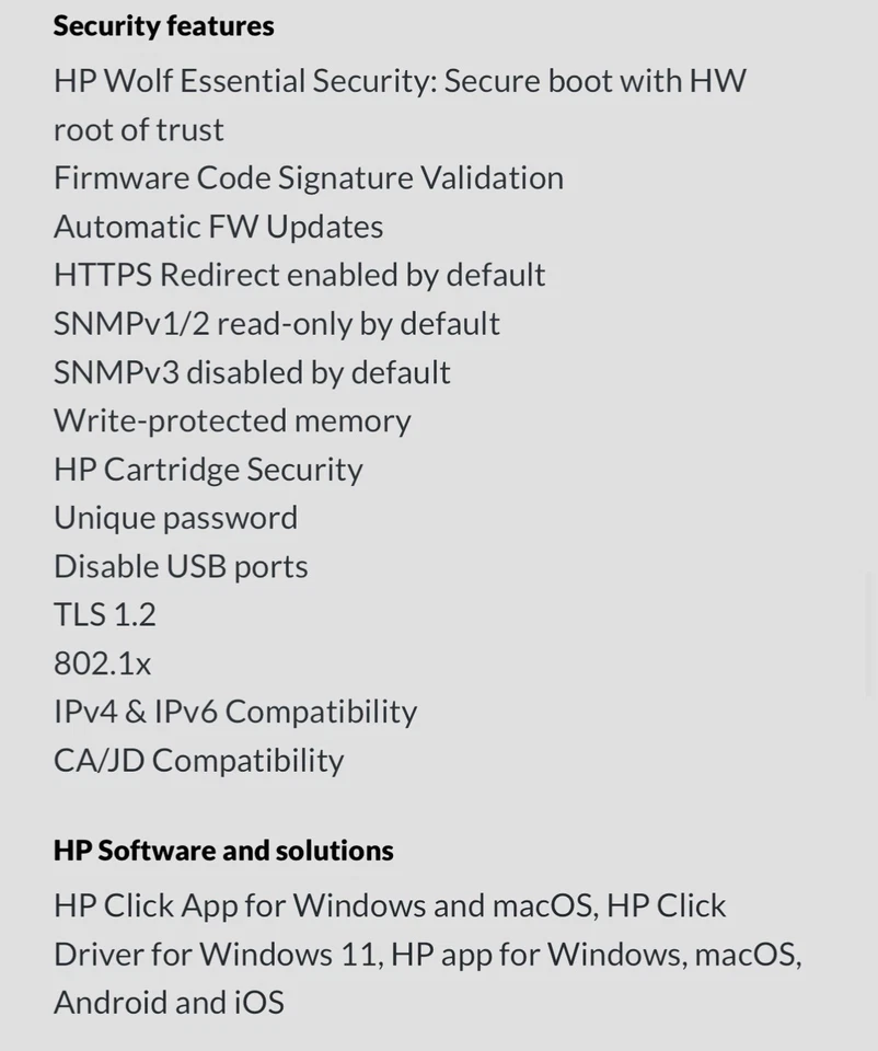 HP DesignJet T650 36" Wide CAD Large Format Color Plotter 2-3 Day Free Shipping - Image 4 of 4