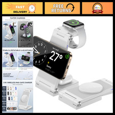 3-in-1 Magnetic Wireless Charger Stand, Foldable Travel Charging Station, 20W Ad