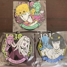  JoJo's Bizarre Adventure Ichiban Kuji K Prize Rubber Charm Set of 3