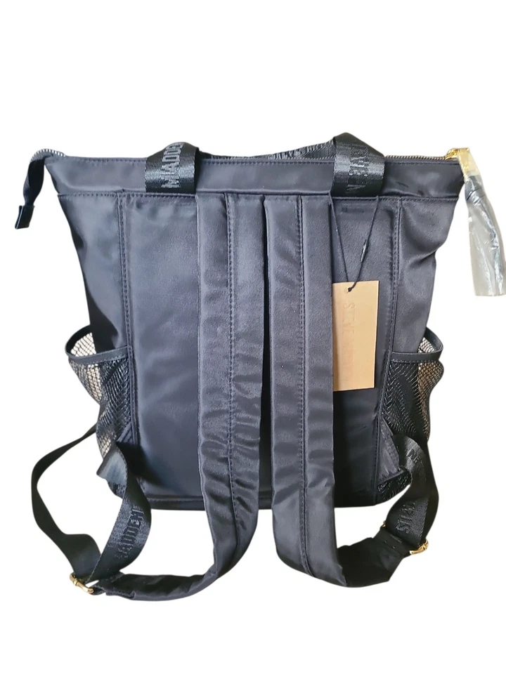 Steven By Steve Madden BJAXIE Mochila Negra Bolso de Mano Bolso de Pañales para Bebé Foto 4 de 4