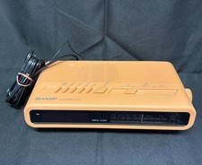 Sharp FX-C11 Digital Clock Radio Orange/Peach...