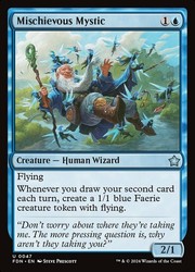 Mischievous Mystic #47 Foil Foundations MTG
