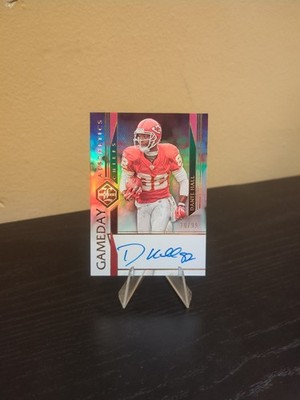 2023 Panini Limited Football Dante Hall Auto #GDA-DHA /99 GameDay Aesthetics