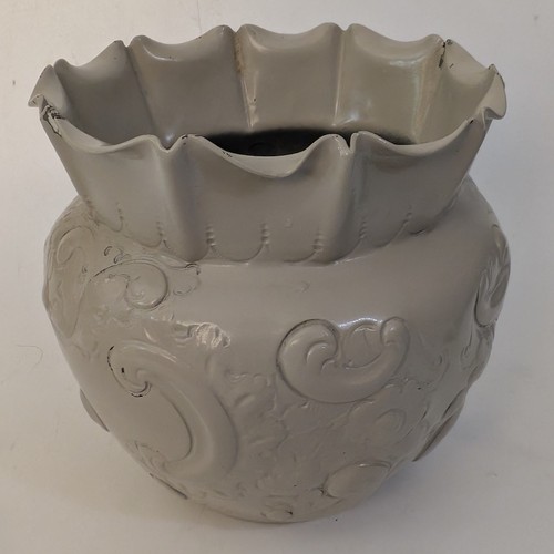 Barnby & Rust Of Hull Silberschmiede Jugendstil Vase England 4" hoch bemalt - Bild 14 von 14