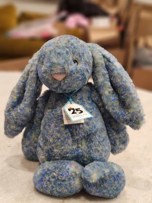 Authentic Jellycat Bashful Luxe Bunny Azure (Medium) VHTF SOLD OUT