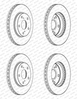 2X Ferodo 275Mm Bremsscheiben BelÜFtet Vorne Passend FüR Toyota Auris Corolla |
