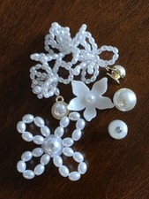 Crocs Charms Pearls, Pearls And Pearls Lot Of 5 New