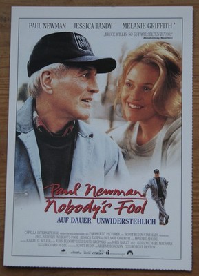 Filmplakatkarte / moviepostercard   Nobody's Fool  Paul Newman