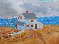 Abandoned Island Beach House # 19 Painting