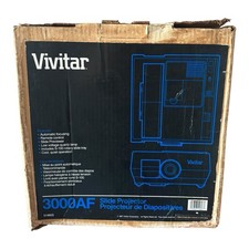 Vivitar 3000AF Auto Focus 35mm Slide Projector Open Box Tested