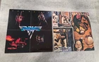 VINTAGE ORIGINAL 2X LOT Van Halen WARNER BROS Van Halen 1978 FAIR WARNING 1981