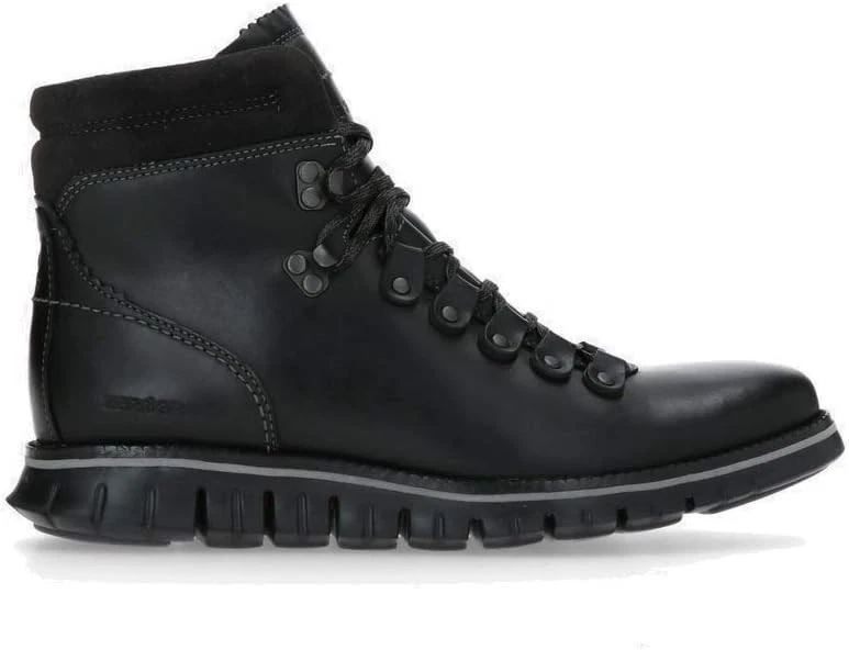 Cole Haan C30403 Size 7.5 Men's ZG Waterproof Hiker Boot Black Cowhide
