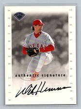 1996 Leaf Signature Series Signatures Update Mike Henneman Auto Texas Rangers