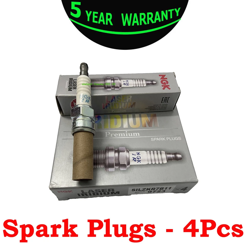 8 шт лазерных иридиевых свечей зажигания NGK SILZKR7B11 9723 для Hyundai Elantra Santa Fe - Изображение 3 из 4