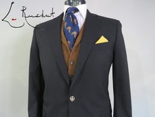 Brooks brothers 1818 Regent Custom navy Rare Sheep buttons sport coat 40 R