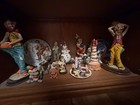 Assorted Collectible Clown Figurines Decor Lot w/ Collector Plates & Art — photo 4