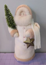 Hearts & Ivy Santa plush stuffed figure 11" large Hearts and Ivy