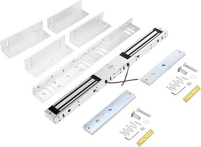 Double 12V Electric Magnetic Door Lock Dual Electromagnetic 600LB Access Control