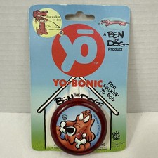 Vintage 1999 Yo-Bonic Ben the Dog Yo-yo Fixed Axle Red