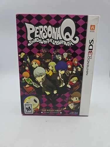 Persona Q Shadow Of The Labyrinth Wild Cards Premium Edition Sealed Nintendo 3DS