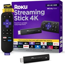 Streaming Stick 4K - HDR & Dolby Vision  Streaming Device for TV with Voice Remo
