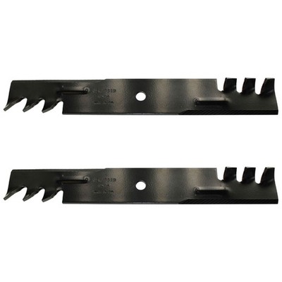 Qty 2: Toothed Mower Blades Fits Oregon