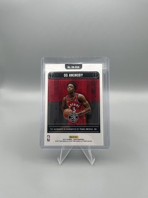 2017-18 Panini NBA Hoops - Rookie Autographs OG Anunoby #RA-OGA
