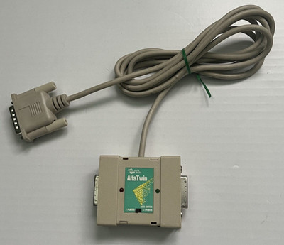 Vintage PC ALFA TWIN Duo Joystick Auto Switch Analog Umschalter 15-Pin