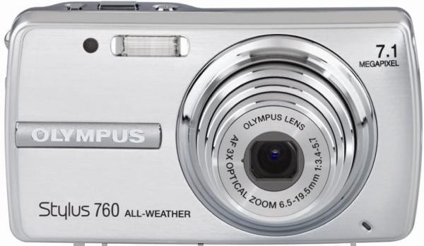 Olympus Stylus 760 7.1MP Digital Camera - 3x Optical Zoom - Silver