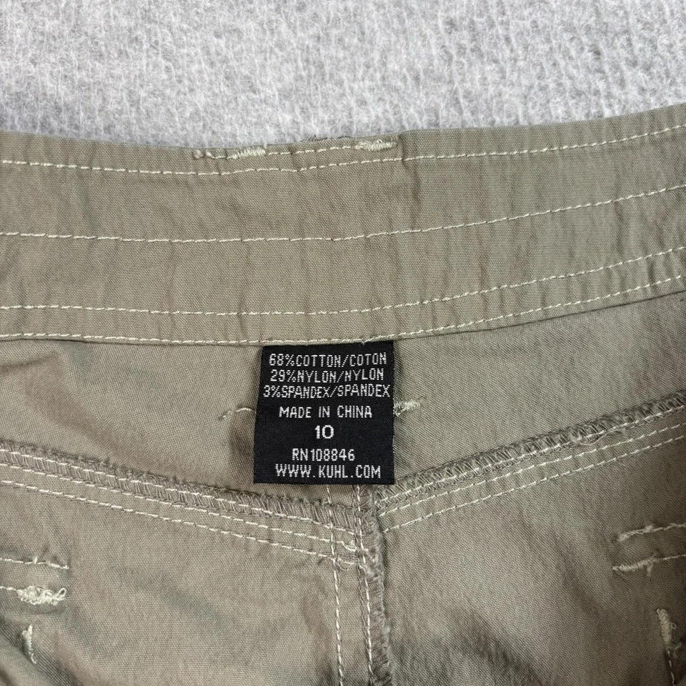 Falda Kuhl Mujer 10 Caqui Verde Senderismo Línea A Bolsillos Viaje Exterior Camping Foto 4 de 4