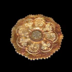 Fenton Carnival Glass Peacock & Grape Marigold 9" Plate